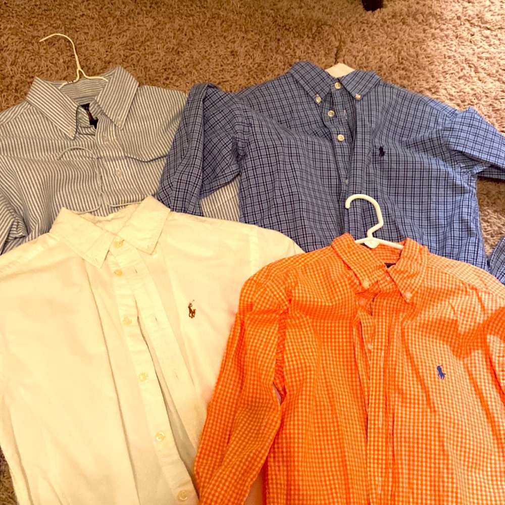 LS button up shirts
